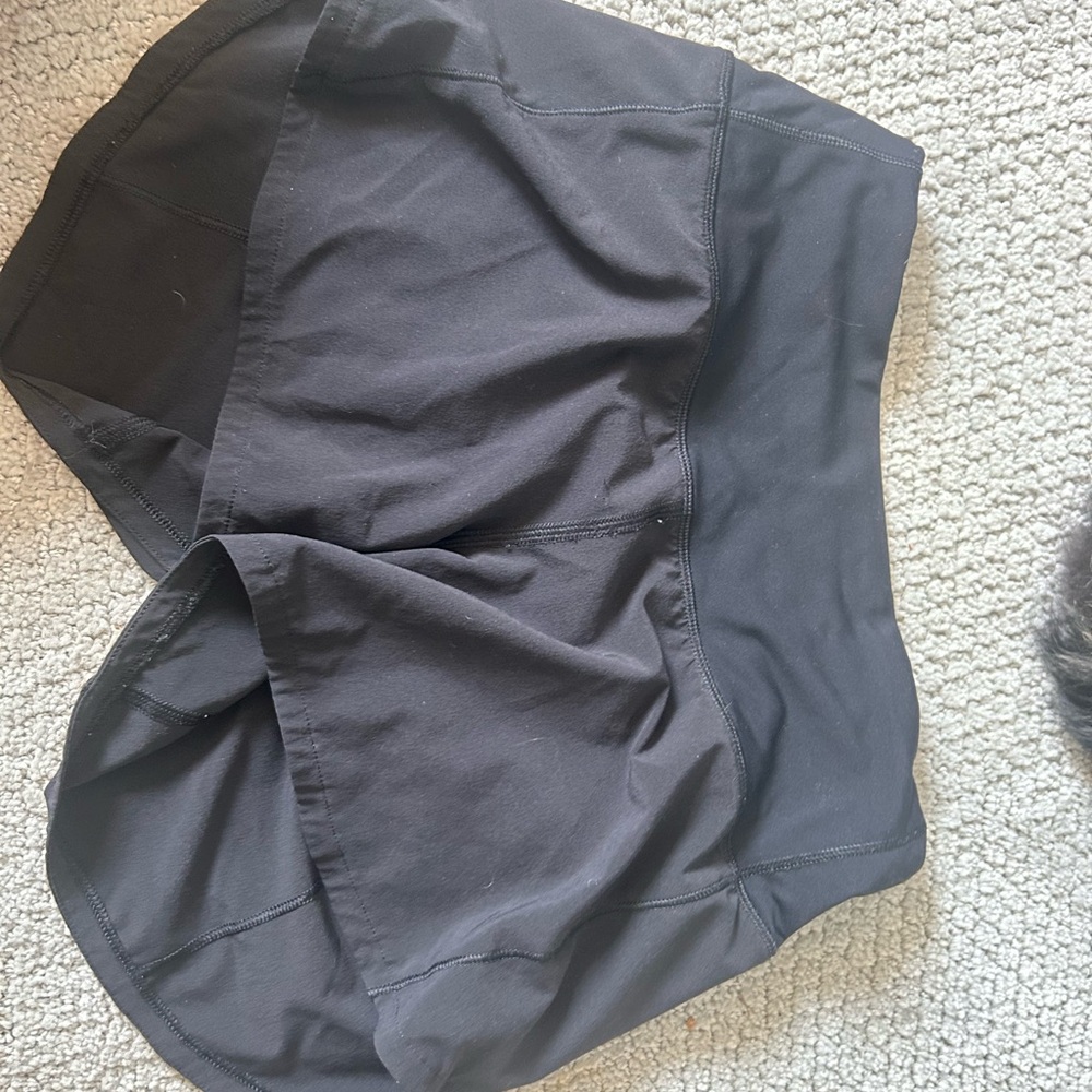 Lululemon Athletica Black Activewear Shorts